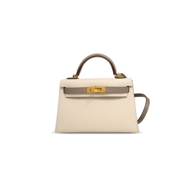 HERMES MASTER MINI KELLY EPSOM GOLD HARDWARE (19*12*5.5cm)